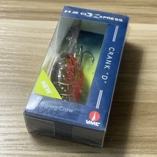 H20 Xpress Model Crank “D” Crankbait Fishing Lure 6 To 8 Foot Diver - Red Craw