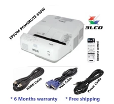 Sewing Epson LCD PowerLite 680 Ultra Short-Throw Hdmi Projector New Lamp