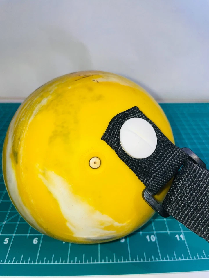 Gold's Gym 5 libras negro amarillo ponderado balón medicinal mango gimnasio en casa entrenamiento Foto 3 de 4