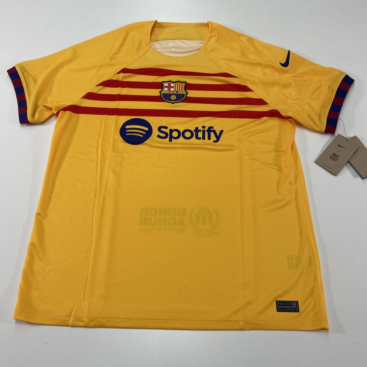 FC Barcelona Nike ナイキ　イエローユニフォーム　上下セット Amazon | NIKE(ナイキ) FC バルセロナ18-19 アウェイ 半袖