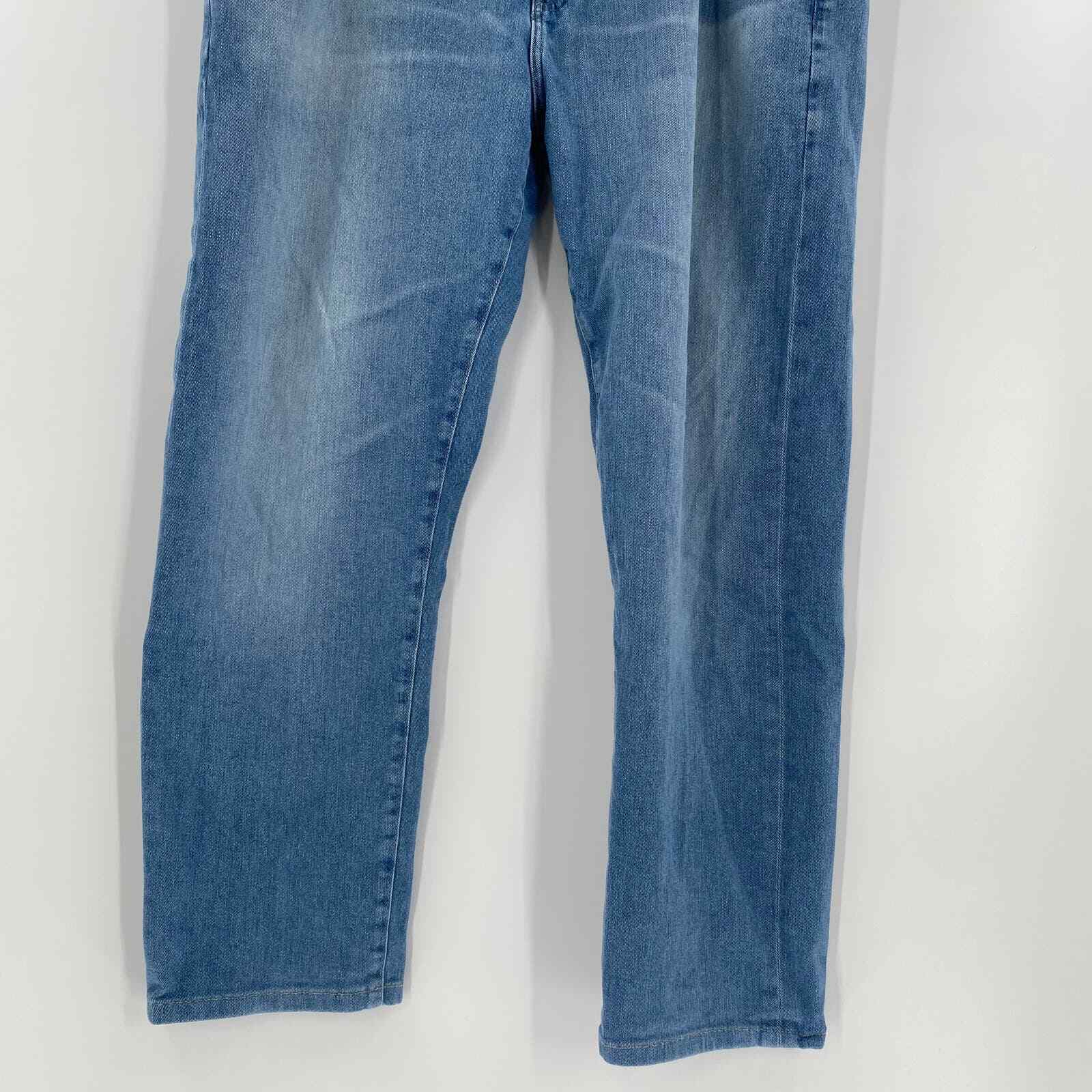 AG Adriano Goldschmied 38x26 "Tellis" Modern Slim Light Wash Blue Denim Jeans thumbnail 6