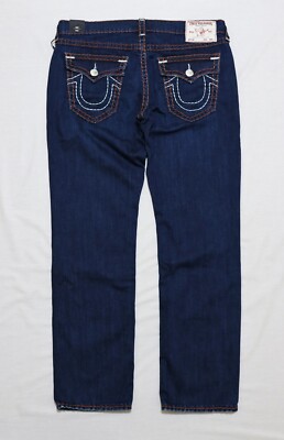 True Religion Men Ricky Super T Relaxed Straight jeans size 36
