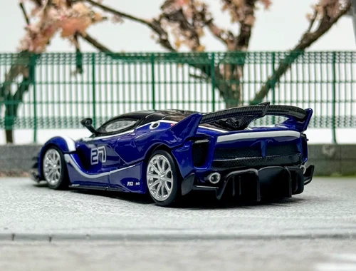 LT 1:64 Blue FXXK EVO Super Racing Sports #27 Model Diecast Metal Car - Picture 9 of 11