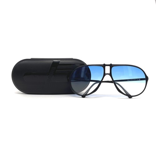 NOS vintage CARRERA 5596 sunglasses - W.Germany 80s - Large - Black - Foto 9 di 10