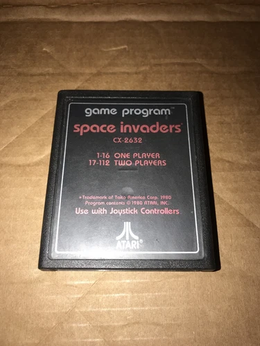 Space Invaders CX-2632 Game Program (Atari 2600, 1980) GAME ONLY