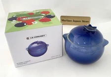 Le Creuset Mini Blueberry Cocotte Vegetable Series Stoneware 600mL 20oz NEW