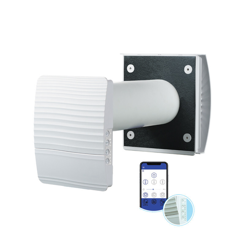 Lüftungsgerät Wohnraumlüftung KWL Wärmerückgewinnung mit App-Steuerung