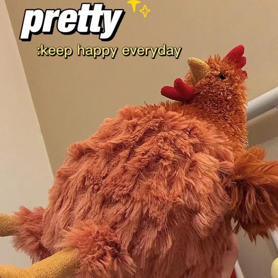 Cecil the Chicken Plush Toy - Super Soft & Cuddly Stuffed Animal - Image 2 of 4