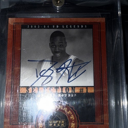 2003-04 UD Legends XRC NBA Draft Redemption Rainbow AUTO SP#25/25 Dwight Howard - Picture 2 of 6