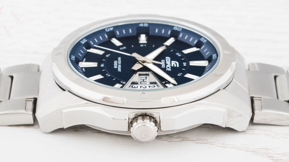 Casio Edifice Silber Herren Armbanduhr EF-129D-2AVEF - Bild 4 von 4