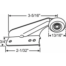 Manufacturer Varies Drawer Track Roller,Conventional Closure 45-17 Manufacturer