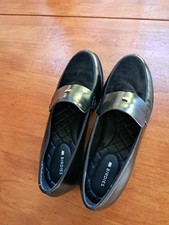 Birdies The Starling 20 Loafer Womens Size 7 Black Licorice Leather Casual Shoe