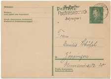 Postkarte 1932 Stuttgart, gelaufen