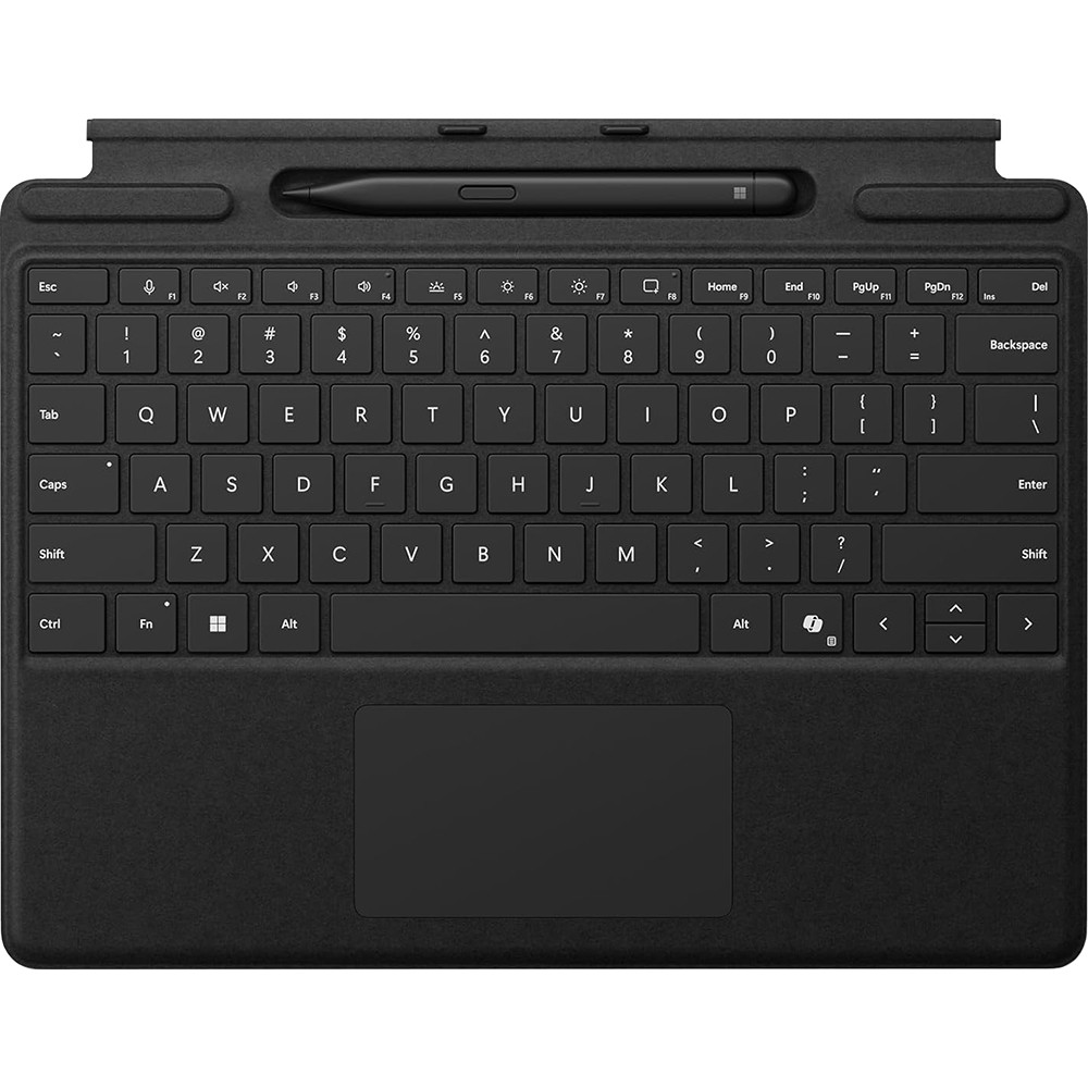 Microsoft Surface Pro Keyboard and Slim Pen for Pro Copilot+ 11th Edition, Black