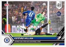 PRESALE 2025-26 Topps Now UCL Estevao Willian #52 RC Rookie BASE Card