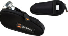Protec Trumpet/Small Brass Single Neoprene Mouthpiece Pouch with Zipper Closure