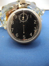 LOT G VINTAGE,WWII, Elgin Stopwatch A-8,15 Jewel Timer 1940'S, Military. Working