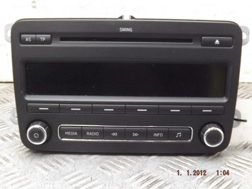 Skoda Rapid Radio Cd Player Stereo Head Unit Without Code 5j0035161f 2012-2020A - Picture 3 of 11