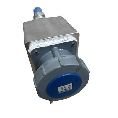  Mennekes ME 460R9W 60A 3P 4W 250 VAC 4 Pole Female Wet Location Plug & Base 