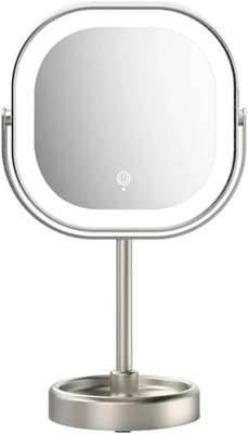 Conair LED Double-Sided 1x-10x Vanity Mirror   Satin Nickel USB Rechargeable