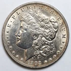 1902 $1 Morgan Silver Dollar Uncirculated - RAW - Cleaned - Light Toning