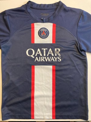 Paris Saint Germain Soccer Jersey Kit Youth XS #10 Neymar Jr Blue
