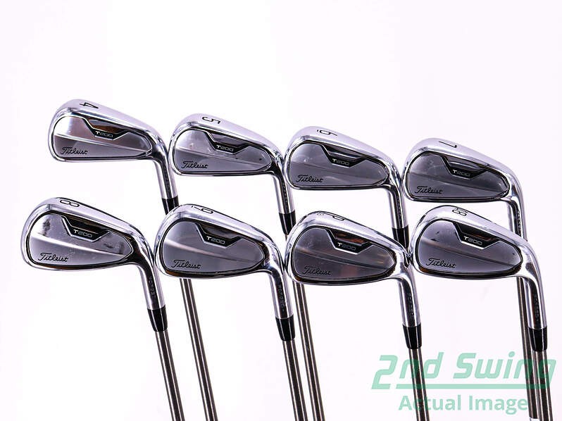 Titleist 2021 T200 Iron Set 4-PW GW Graphite Regular Right +1/2 Inch