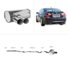 Bastuck Komplettanlage - BMW 3er Serie E90/ E91 316d/ 318d/ 320d