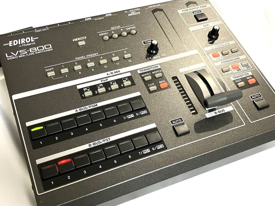 Edirol LVS-800 Video Mixer / Live Switcher – Tested – Original Adapter & Manual - Image 3 of 4