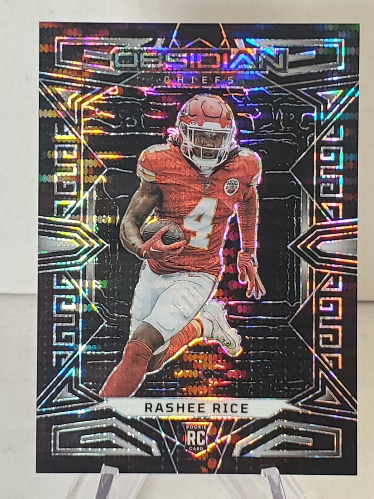 2023 Panini Obsidian Asia T-Mall Parallel Rashee Rice #151 Rookie RC Chiefs