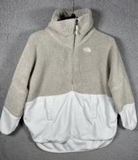 The North Face Sweater Women Large 1/2 Zip Fleece Deep Pile Pockets