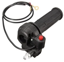 Throttle Grip Assembly with Kill Switch, Black Handlebar Control for Mini Dirt 