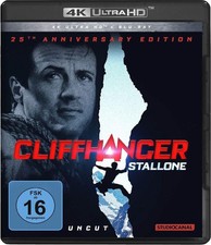 Cliffhanger 4K, 1 UHD-Blu-ray 25th Anniversary Edition / Uncut 4K UHD Blu-ray 