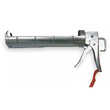 Newborn 315 Caulk Gun, 29 Oz Container Size, Steel, 6:01, Half Barrel Frame