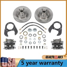Disc Brake Kit 5 On 4.5 Bolt Pattern Metric Caliper For 1937-48 Ford Truck Front Disc Brake Kit 5 On 4.5 Bolt Pattern Metric Caliper For 1937-48 Ford Truck Front