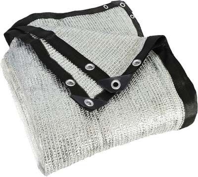 Aluminet 85% Heavy Duty Shade Cloth Mesh Sun Block Fabric Sun Reflect Pet Shade 