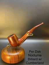 Vintage Per Dak Nocturne Billiard W/Cumberland Tobacco Pipe
