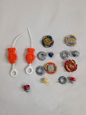 Beyblades & Parts Bundle Misc Lot Used Hasbro Tomy 