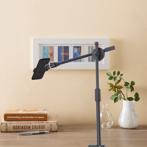 Lifting Mobile Phone Holder Clip Clamp Stand Articulating Arm Cellphone - 第 3/10 張圖片
