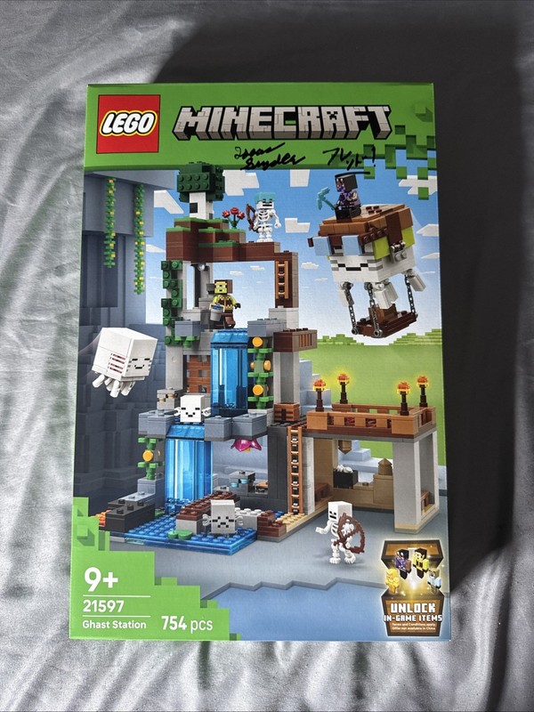 LEGO Minecraft Ghastly Station 21597 | Collectible Signed By Set Creators |