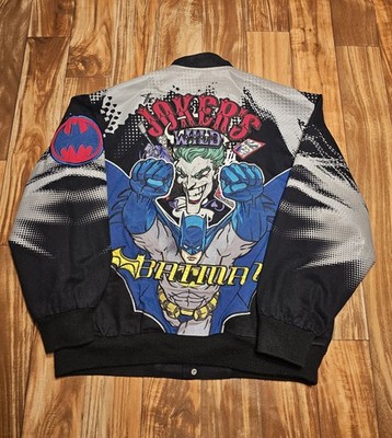 Vintage Batman Joker's Wild Movie Promo JH Design DC Comics Jacket