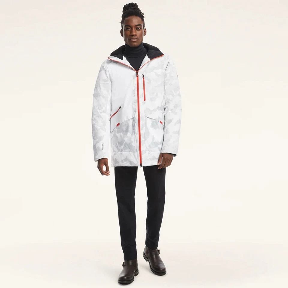 Spyder X Brooks Brothers Men's Down Parka XL GORE-TEX Infinium Jacket Ski Coat - Image 4 of 4