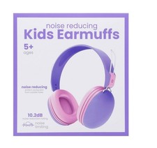 Vivitar Earmuffs Noise Reducing Kids Ages 5 10.2dB Pink  Purple