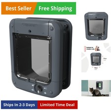 Microchip Activated Cat Flap 360 - and AVID Compatible, for Small to Medium ...