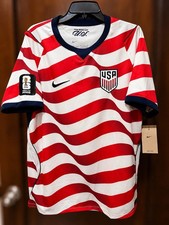 Authentic USA 2026 Jersey with 2026 World Cup Patches - Nike Home, Size Large