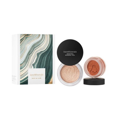 bareMinerals Ready, Set, Glow Complexion Duo Powder & Bronzer 2025 Holiday NIB