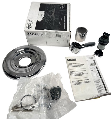 #ad #ad Delta T17038 Lahara Monitor 17 Series Valve Trim No Valve Polished Chrome $99.99