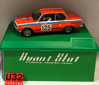 Slot Car avant slot 51805 BMW 2002i #125 Rally Monte Carlo Beny Fernandez