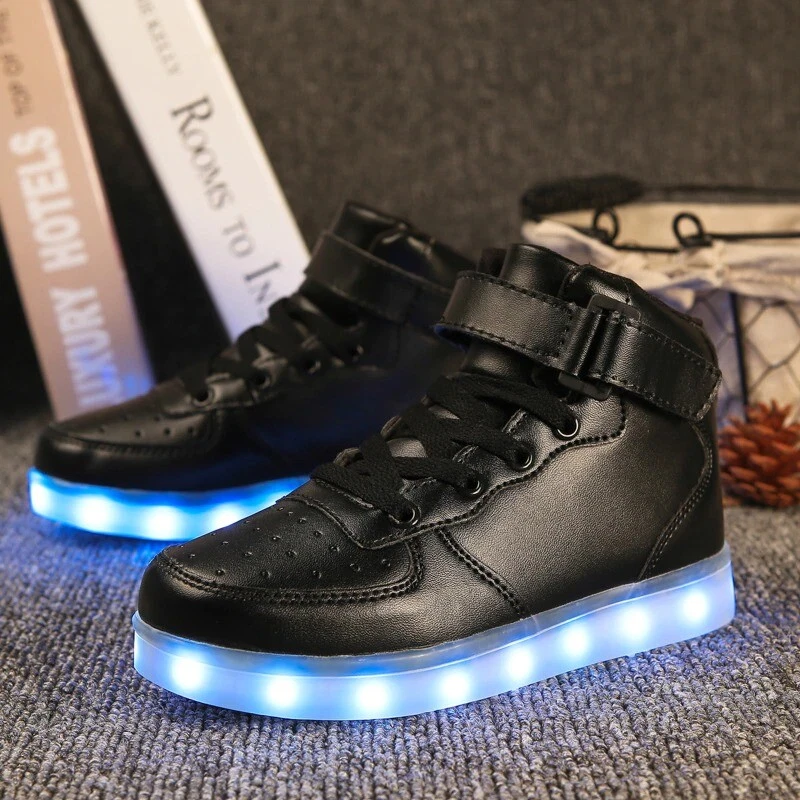 LED Shoes Size 25 46 for Kids Boys Girls Luminous Sneakers With Lights Glowing