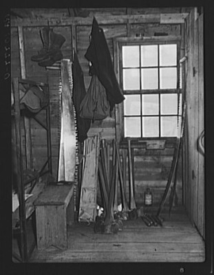 Quarters of the foreman of the logging camp. Forest County, Wisconsin